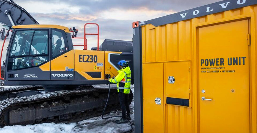 VOLVO CE LAUNCHES MID-SIZE EC230 ELECTRIC IN EUROPE